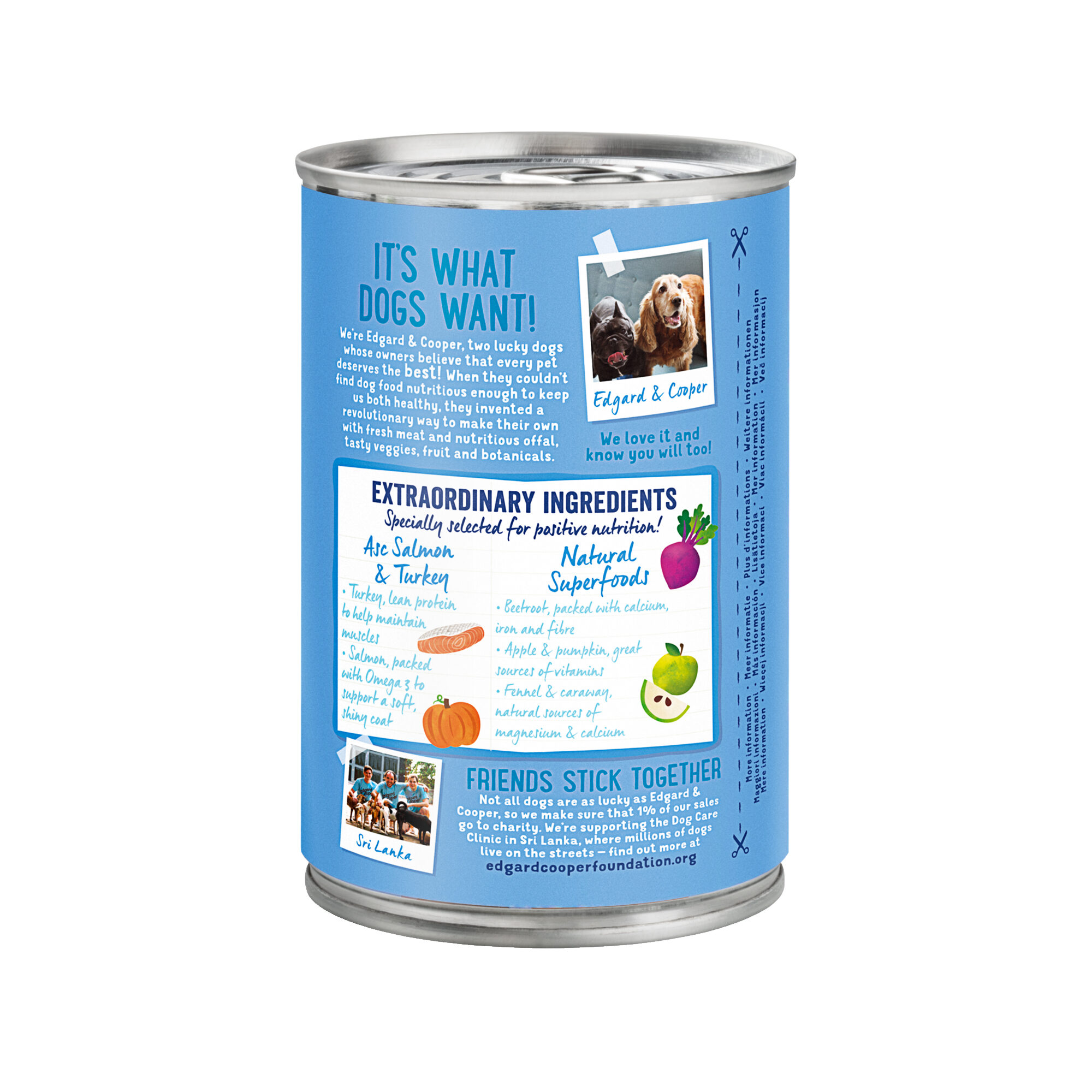 Edgard & Cooper Adult - Salmon & Turkey - 6 x 400 g