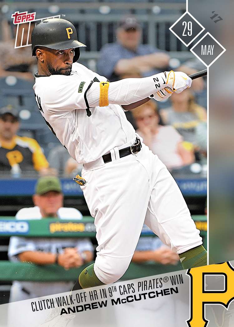 Andrew McCutchen - 05/30/2017 TOPPS NOW® Card 197 - Print Run: 302