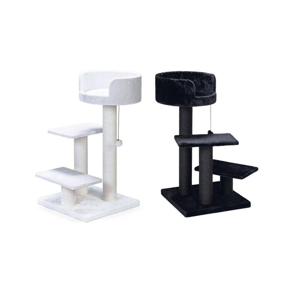 Beeztees Scratching Furniture Serpa Figo - Black - 50 x 50 x 92 cm