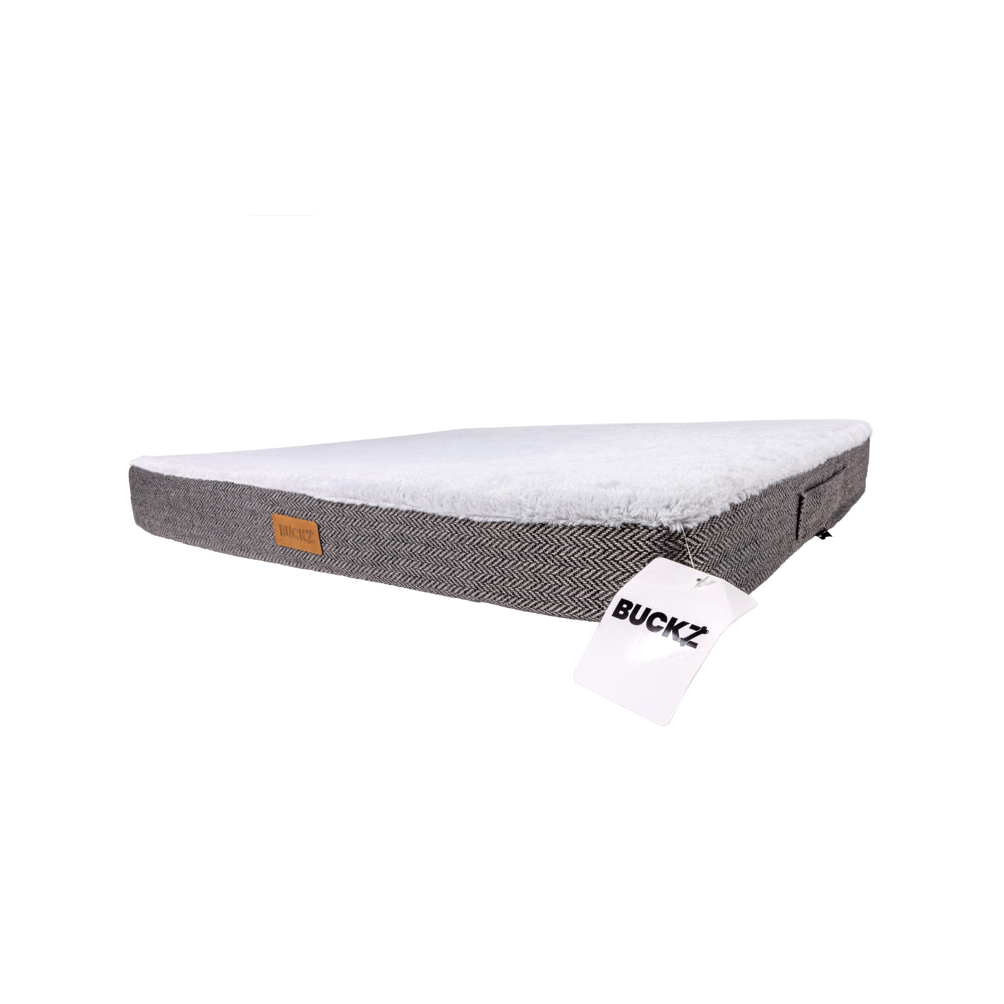 Buckz Orthopaedic Dog Cushion Bo - Grey - M