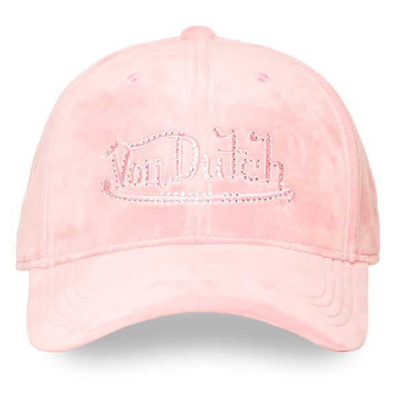 Von Dutch Velvet Cap - PinkRef: Vdh0506 / Vd/2/Cb/Vel/P-Tu