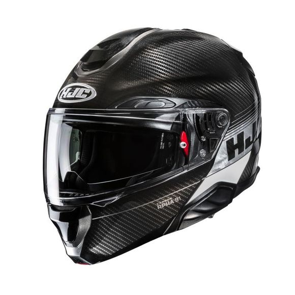 HJC RPHA91 CARBON modular helmet - ELIG - Black / WhiteRef: HJ1395