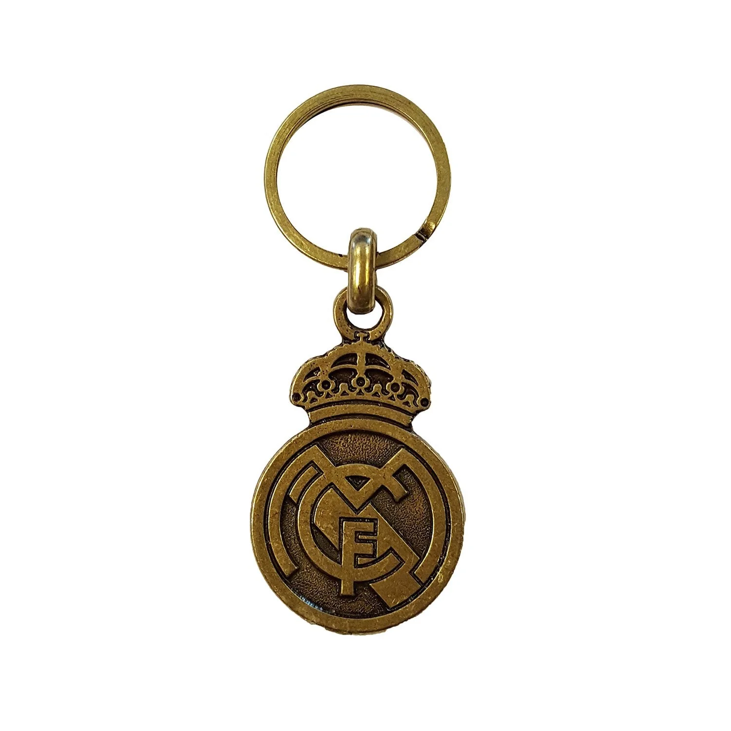 Real Madrid Gold Crest Keychain