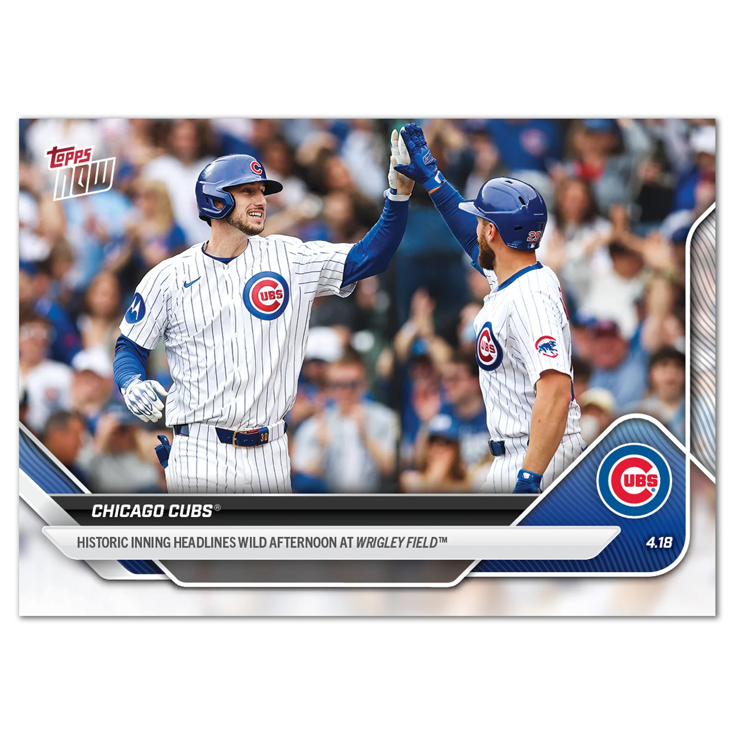 Chicago Cubs - 2025 MLB Topps NOW® - Card 79