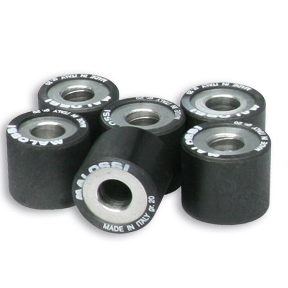 Malossi CVT Roller Set 25x22.2mm 26g - 6-Piece UniversalRef: Mal00346A / 1007917