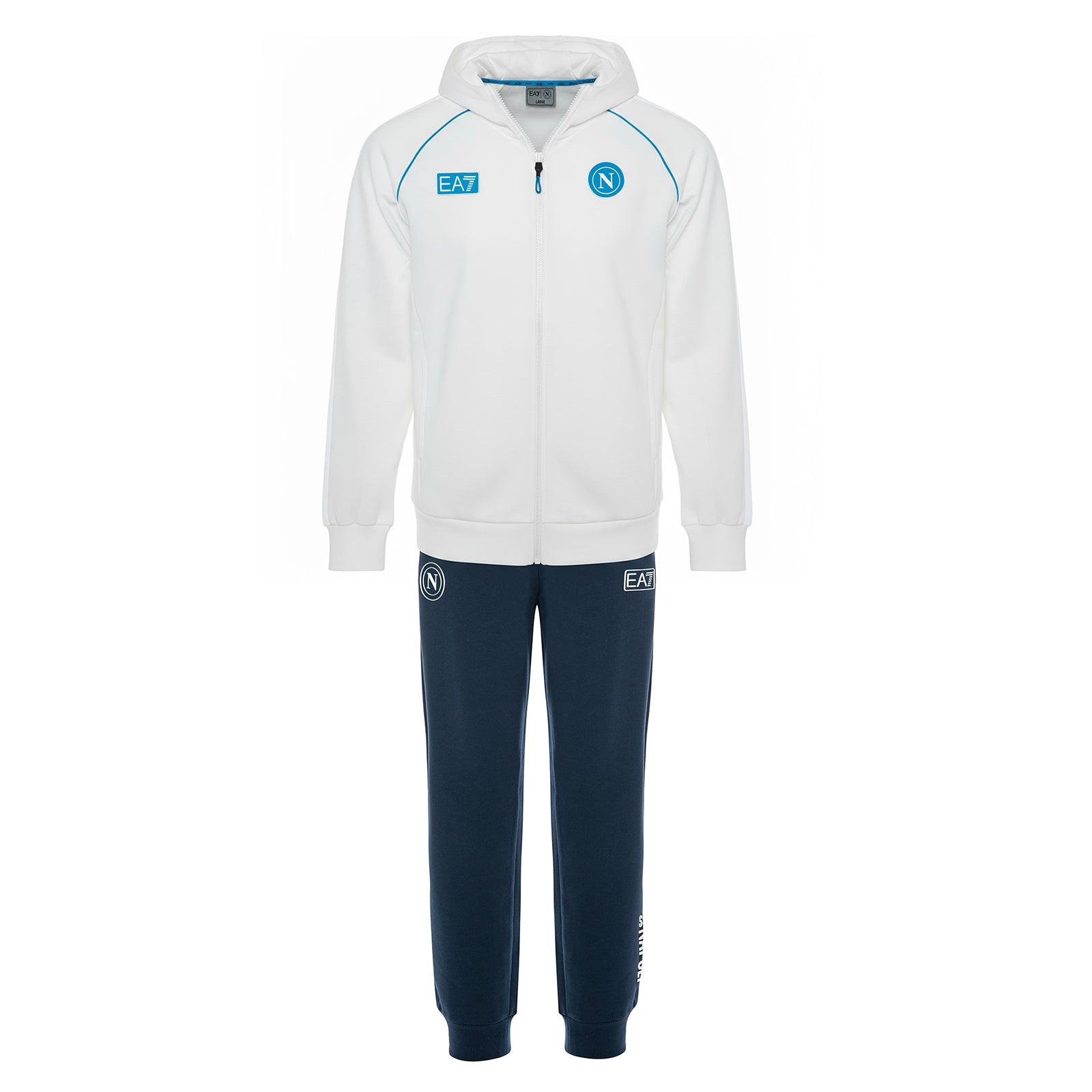 SSC Napoli Interlock Tracksuit White 2025/2026