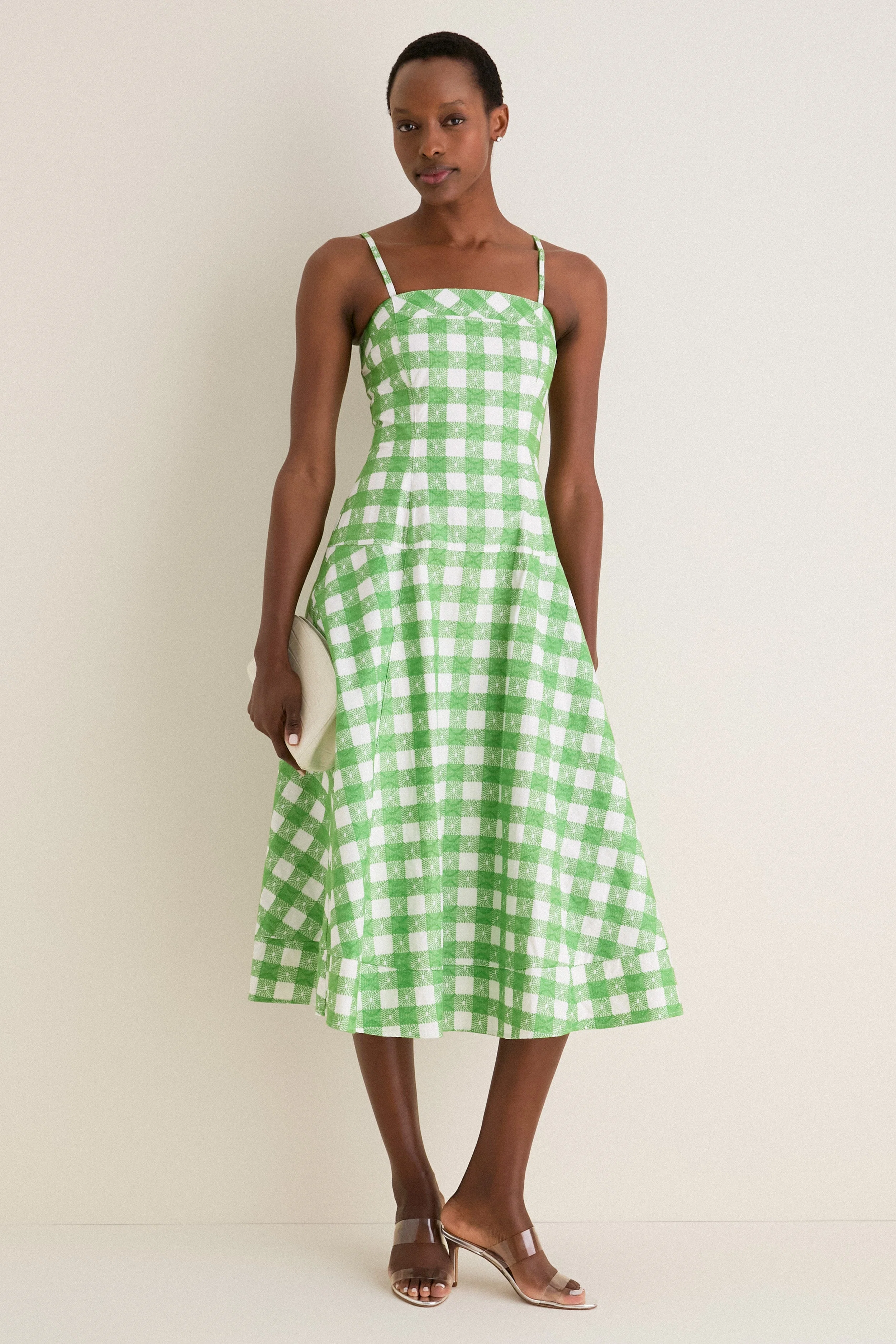 Grass Green Drop Me a Note Dress