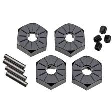 Aluminum Hub Narrow 12mm Black (4) Axial AX30427