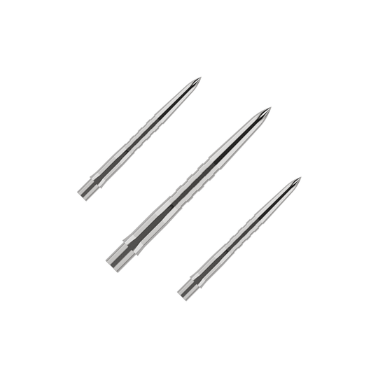 Mission Caliburn EVO Dart Tips - Grooved - Silver