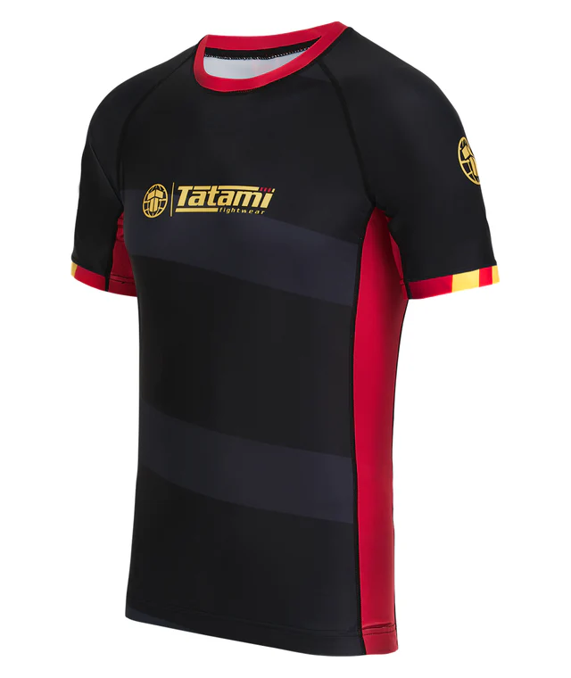 Tatami Nomad Rash Guard - Black & Red