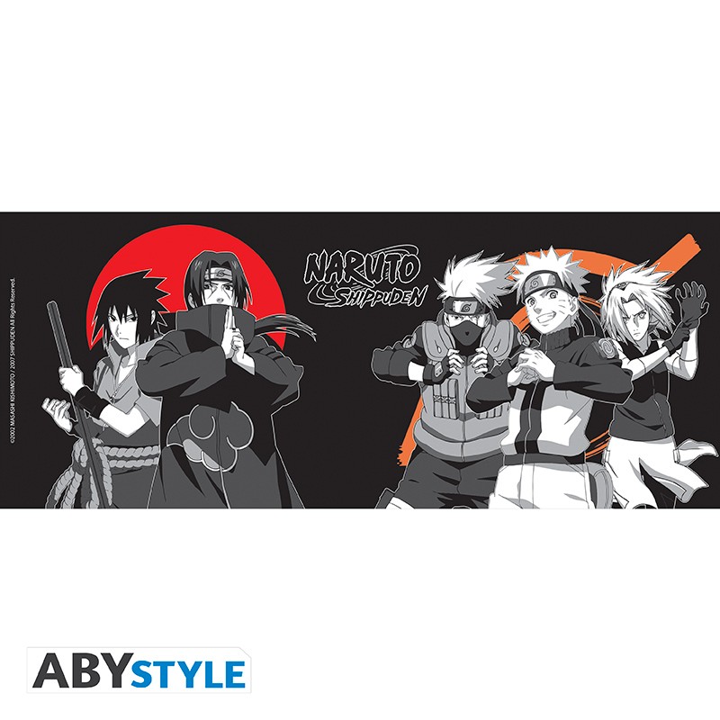 NARUTO SHIPPUDEN Mug Group black & white
