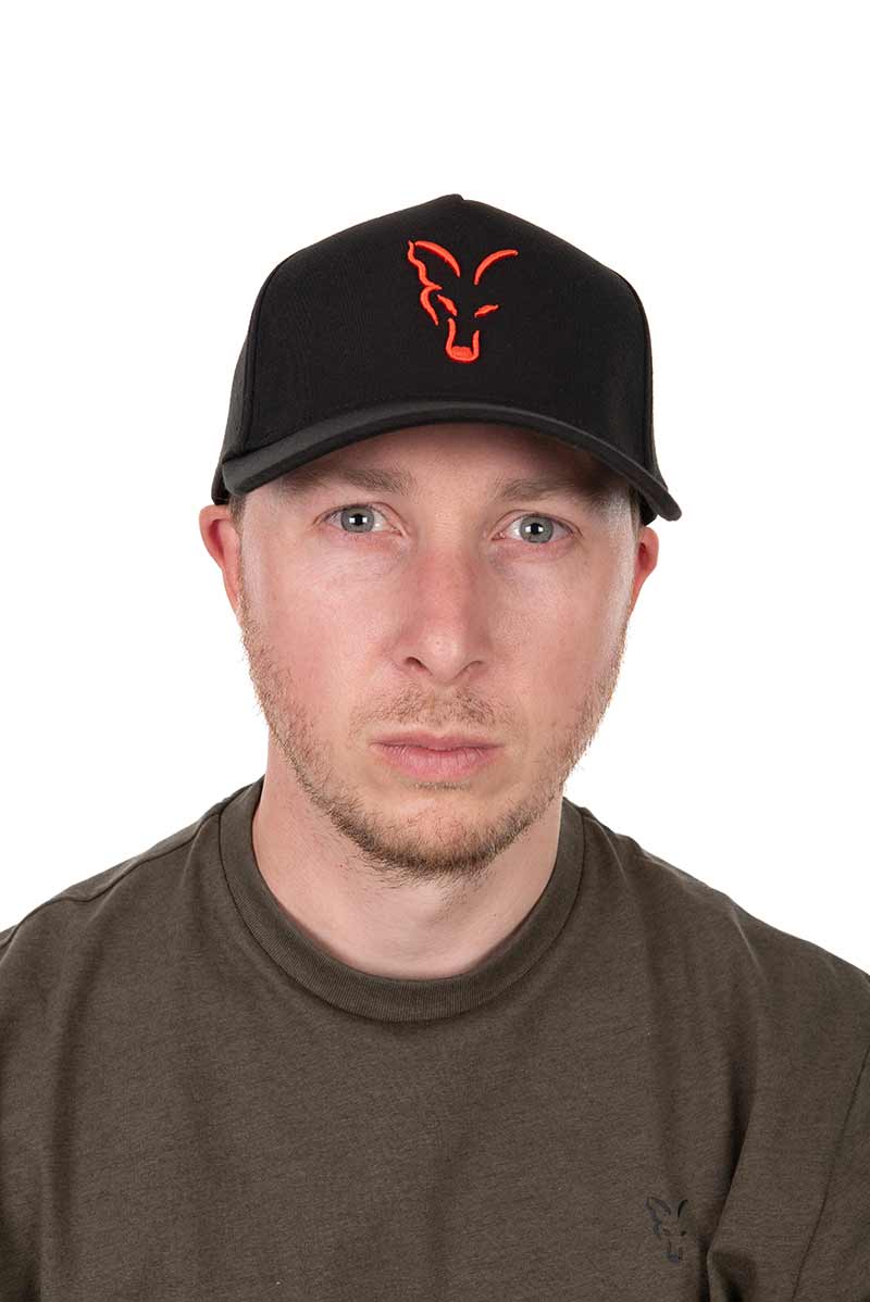 Fox Collection Baseball Cap - Black/Orange