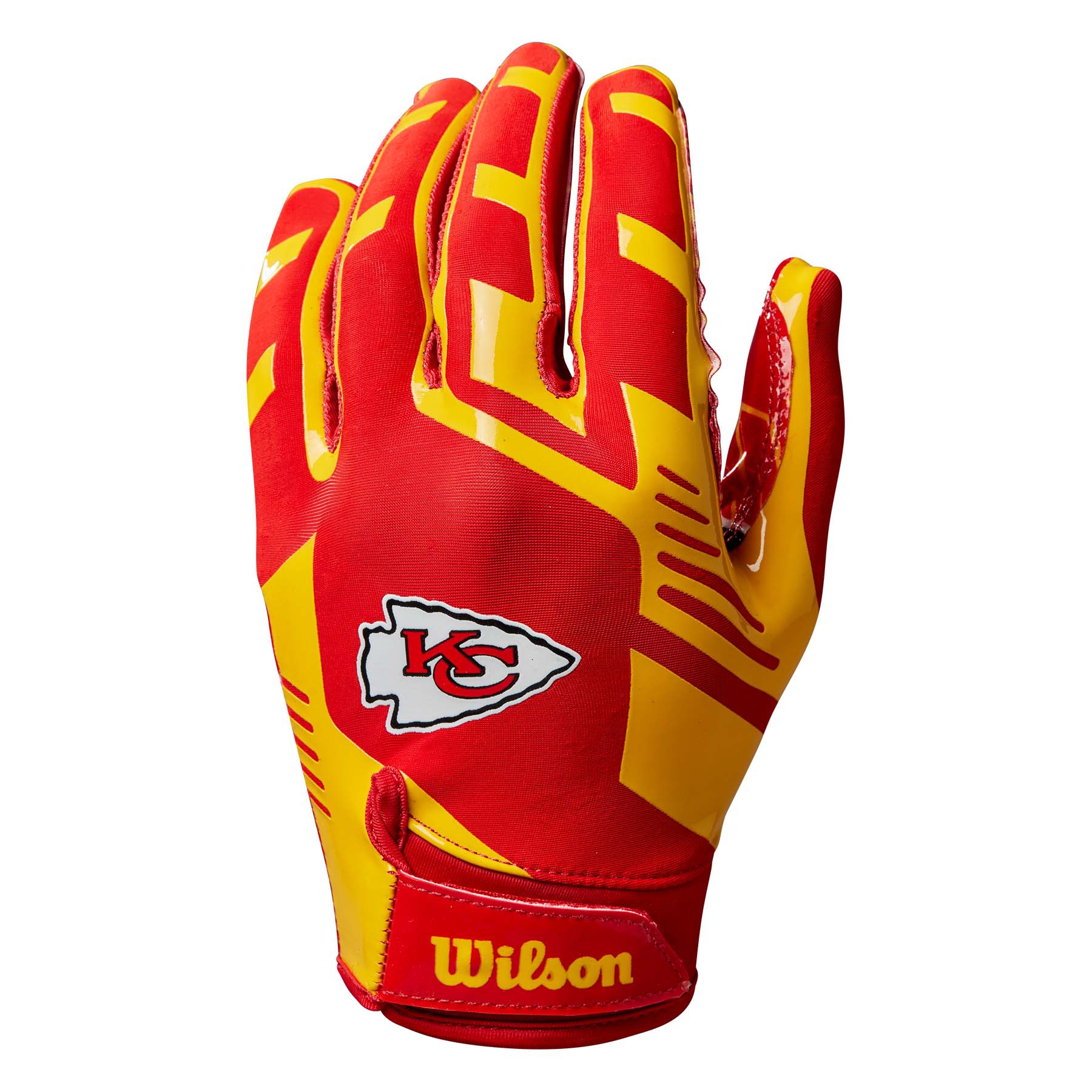Kansas City Chiefs Wilson Stretch-Fit NFL Receivers Gloves