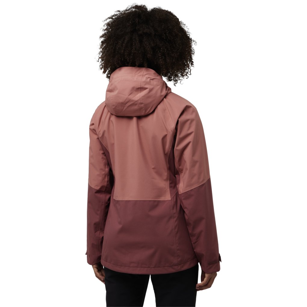 Jack Wolfskin Glaabach 3In1 Jacket Women - red ochre