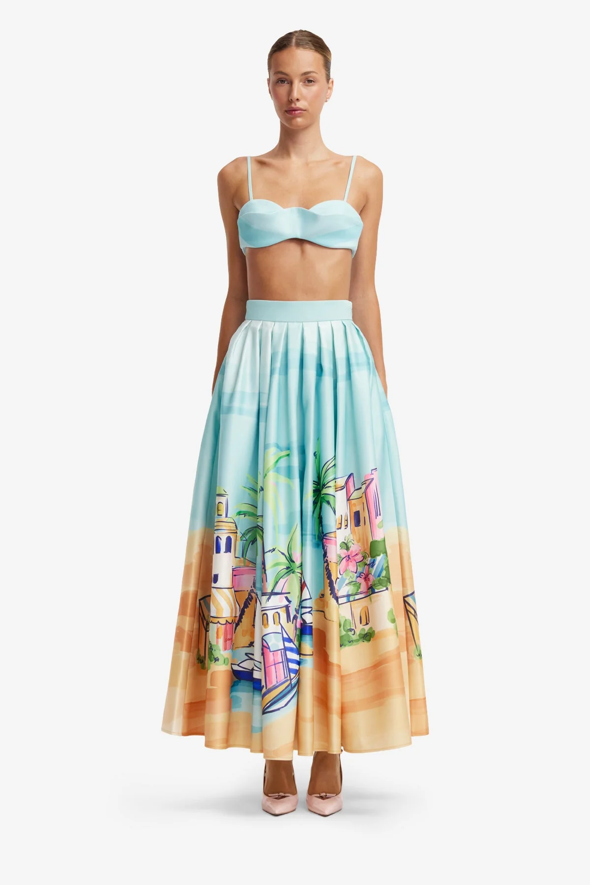 Reinette Skirt - Voyage Print