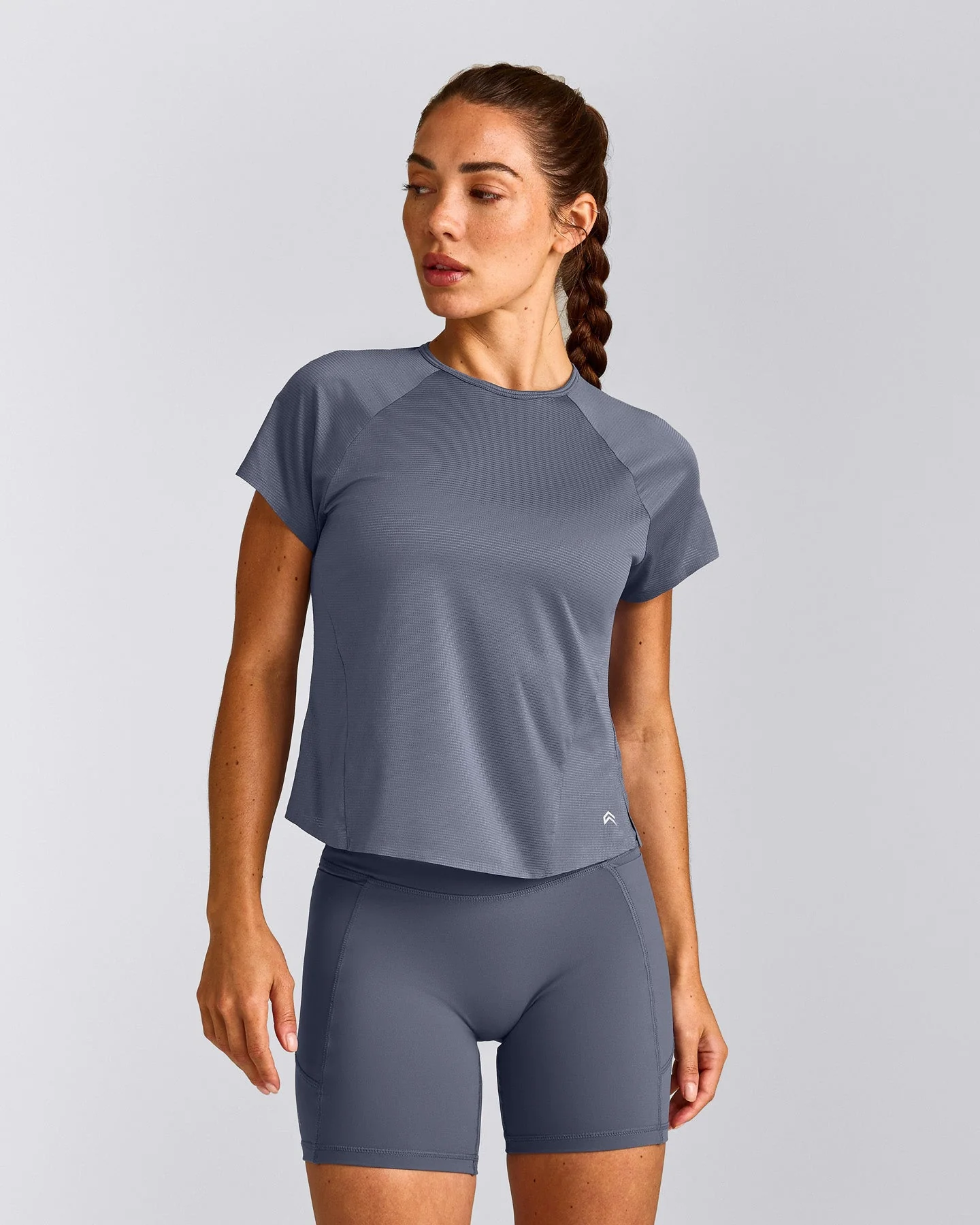 PrecisionMove™ Short Sleeve Top | Granite Blue