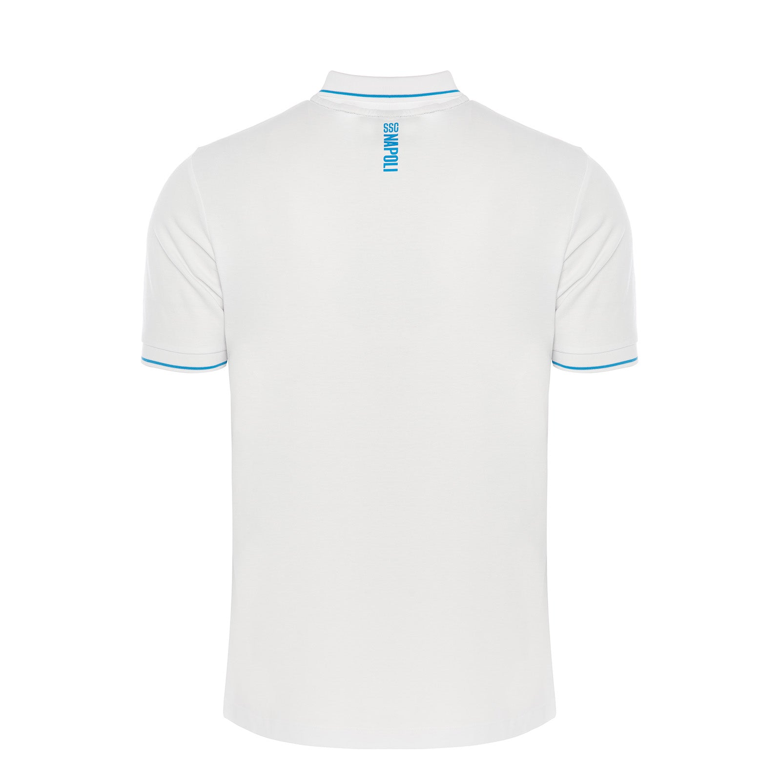 SSC Napoli Short-sleeved White Piqué Polo For Kids 2025/2026