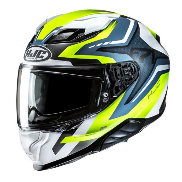 HJC F71 full face helmet - FEZ - Blue / YellowRef: HJ1314