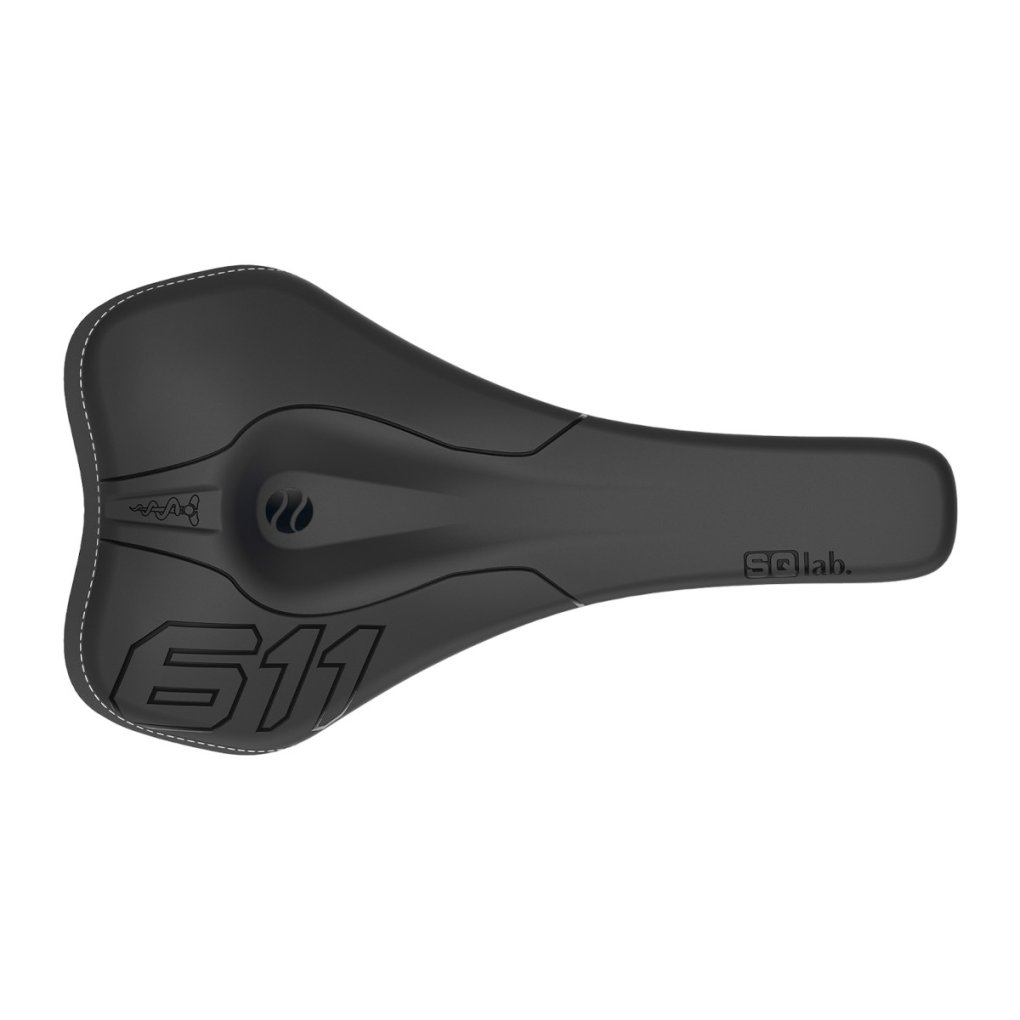 SQlab 611 Ergowave S-Tube Saddle - black
