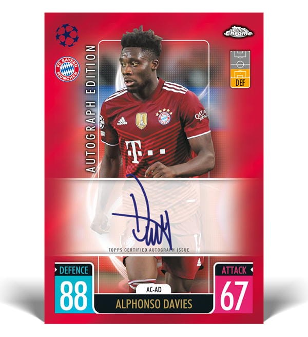 Topps Champions League Match Attax CHROME 2021/22 - Box With 18 Packets