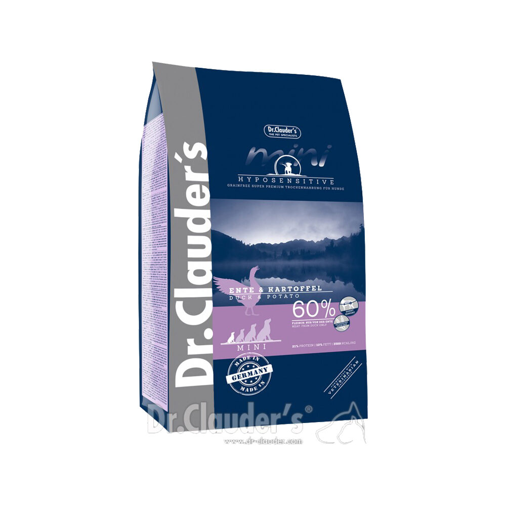 Dr. Clauder's Hyposensitive Mini Duck & Potato - 2 kg