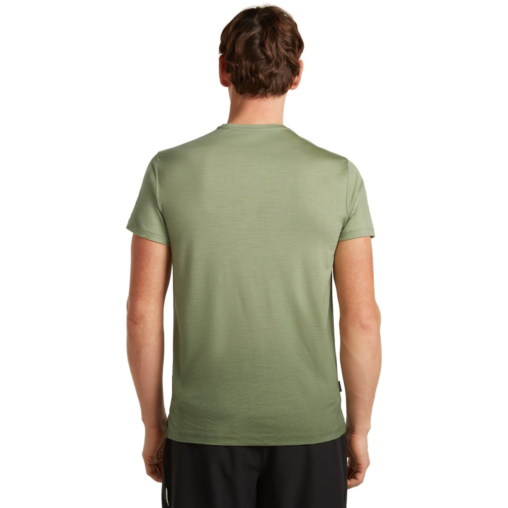 Icebreaker Merino 125 Cool-Lite™ Sphere Short Sleeve Tee Alta Men - Lichen