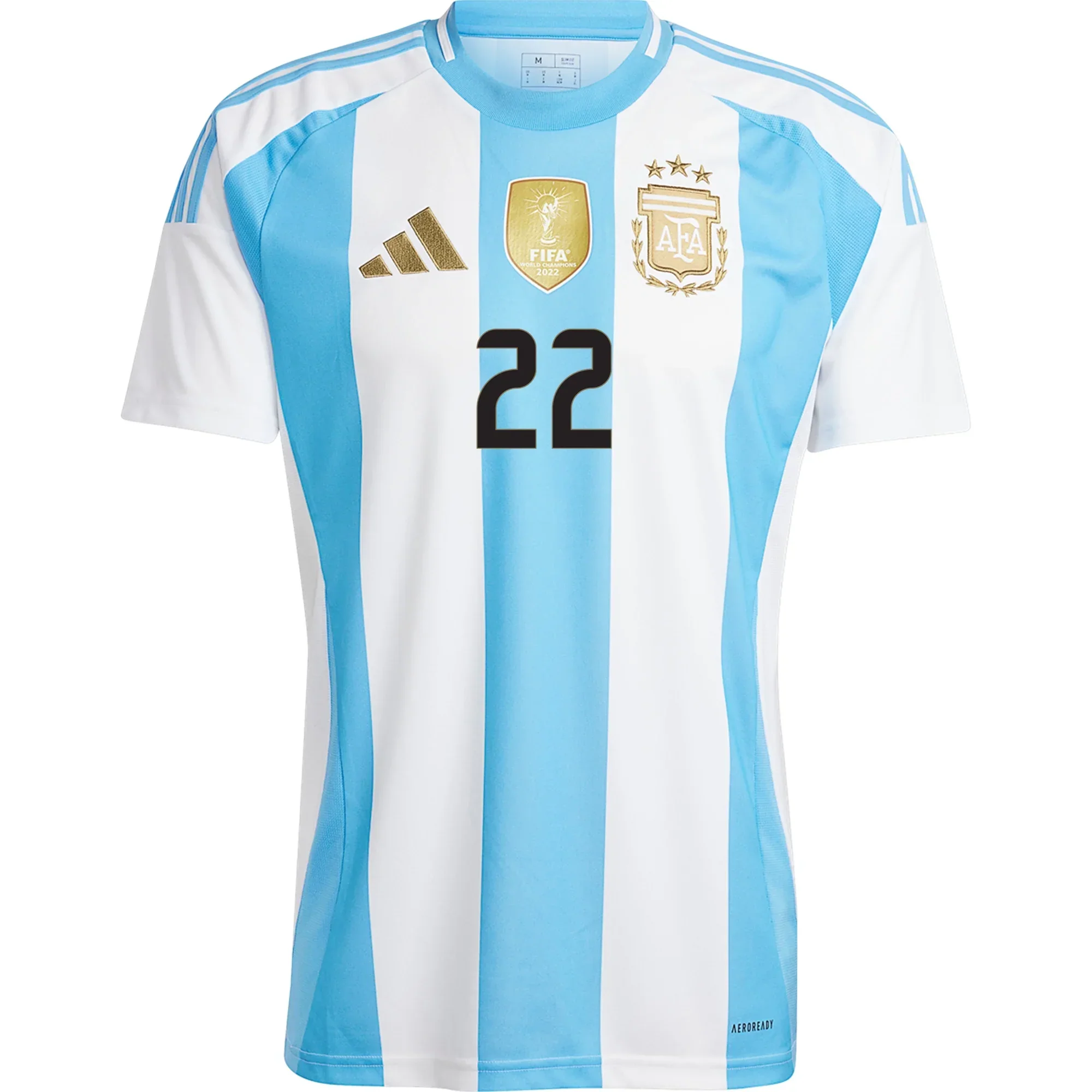 Argentina Lautaro Martinez Home Jersey 24/25 (White/Blue Burst)