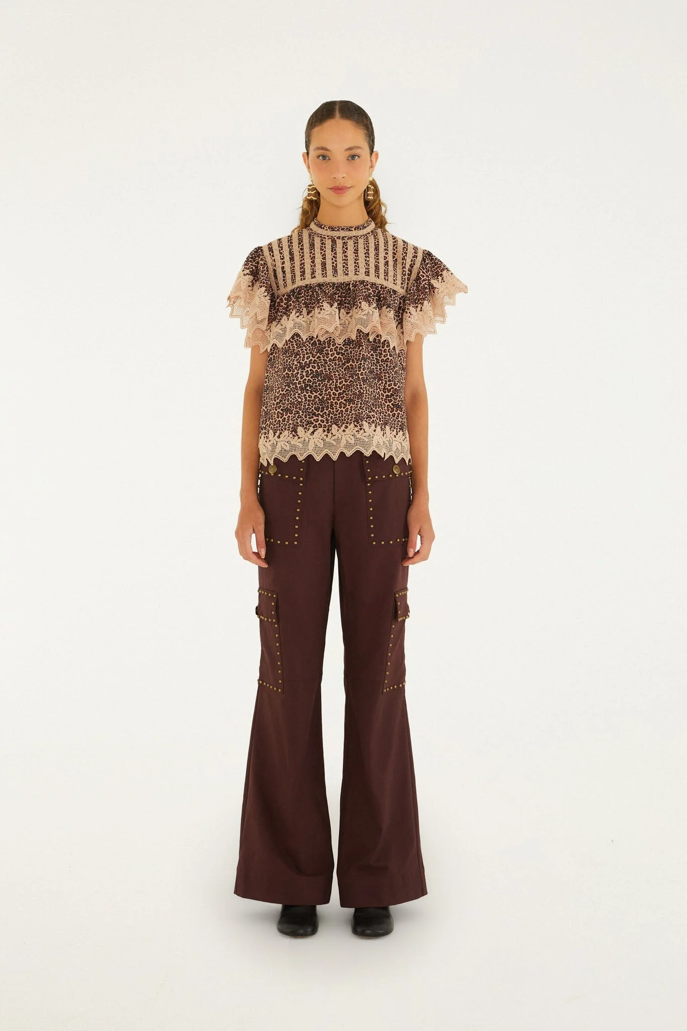 Tailored Flared Pants