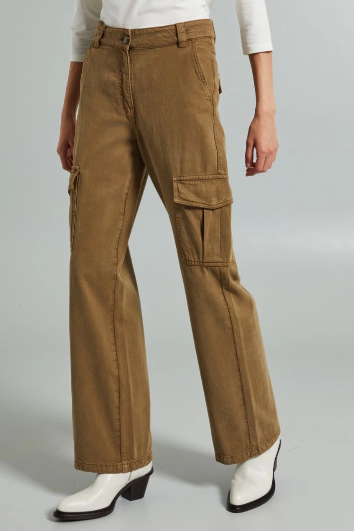 Bull cargo trousers - KHAKI GREEN