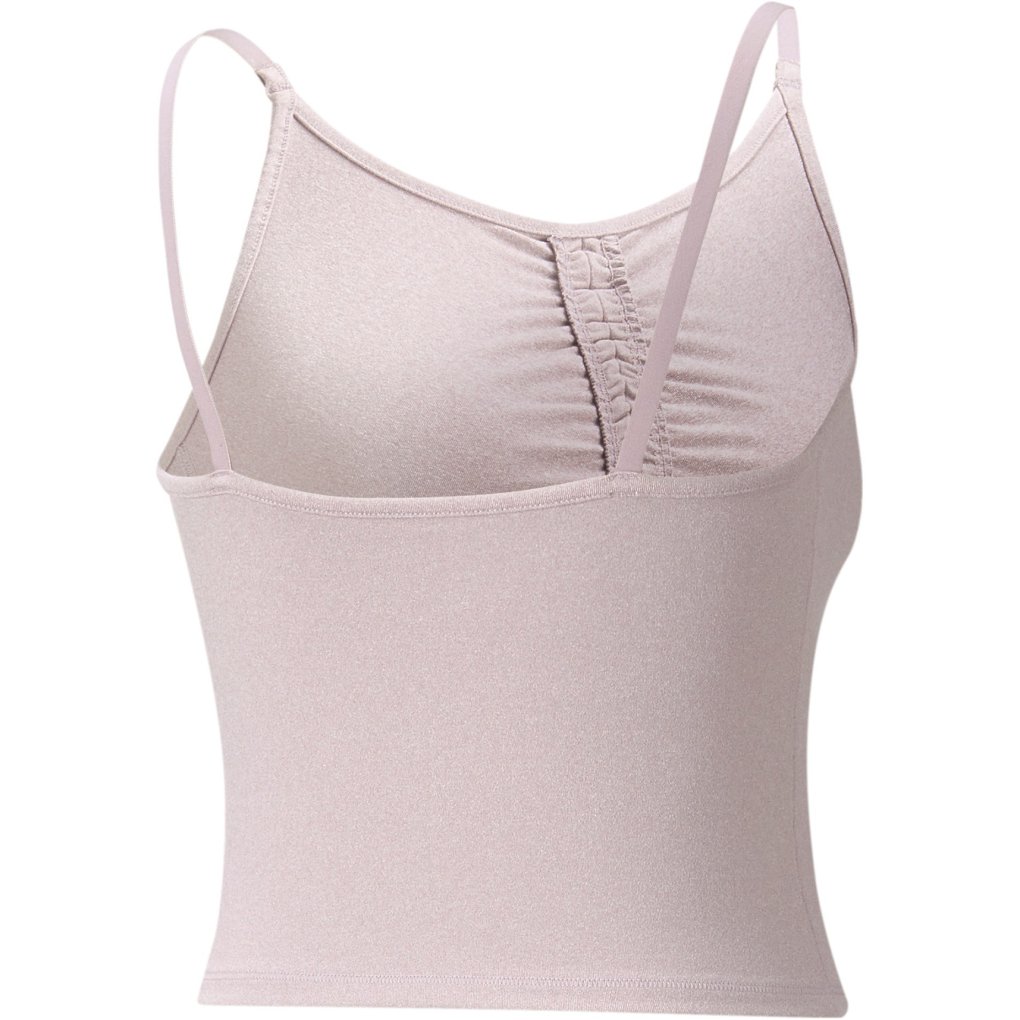 Puma Studio Foundation Ruched Training Tank Top Women - Quail Heather
