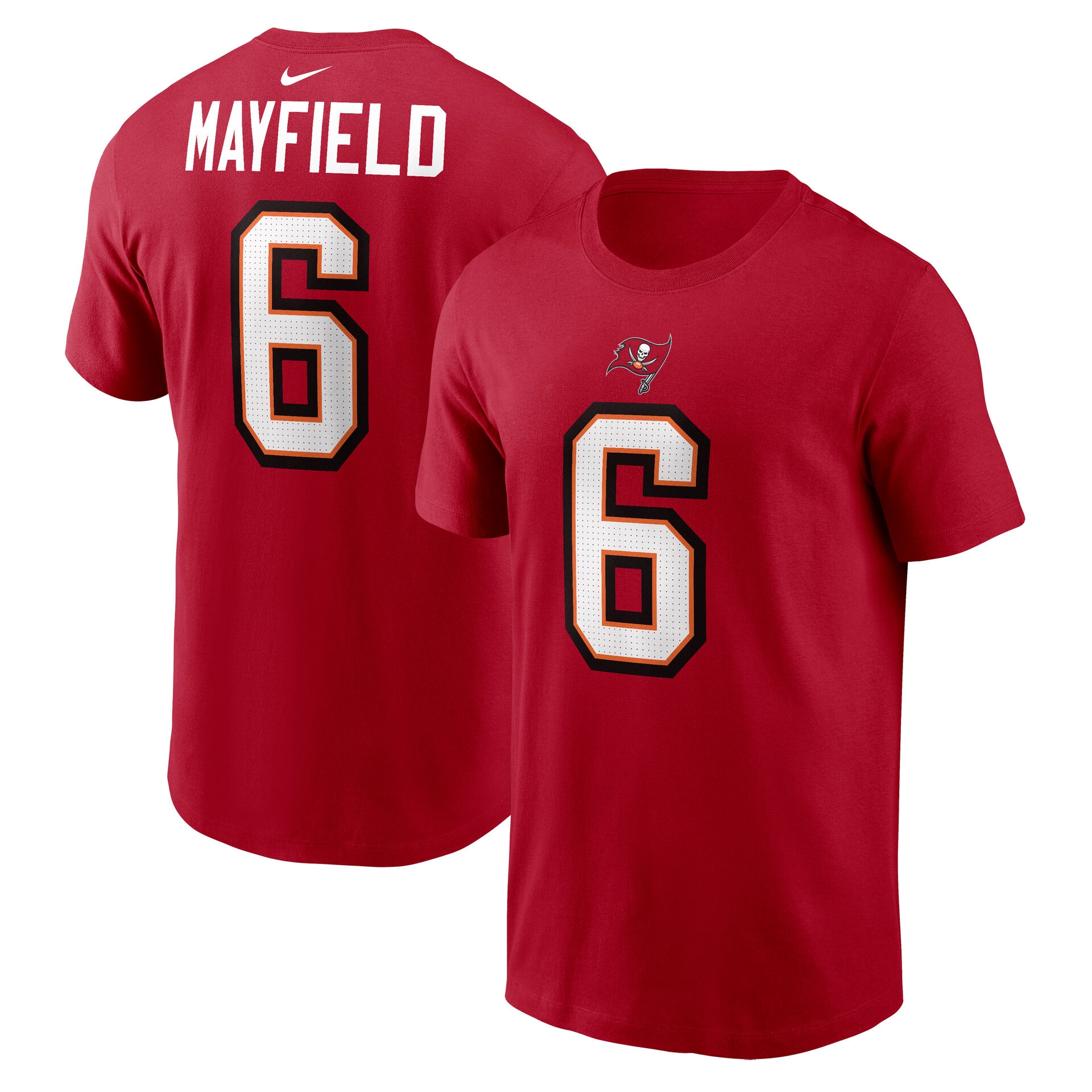 Baker Mayfield #6 Tampa Bay Buccaneers Nike Player NFL T-Shirt Red