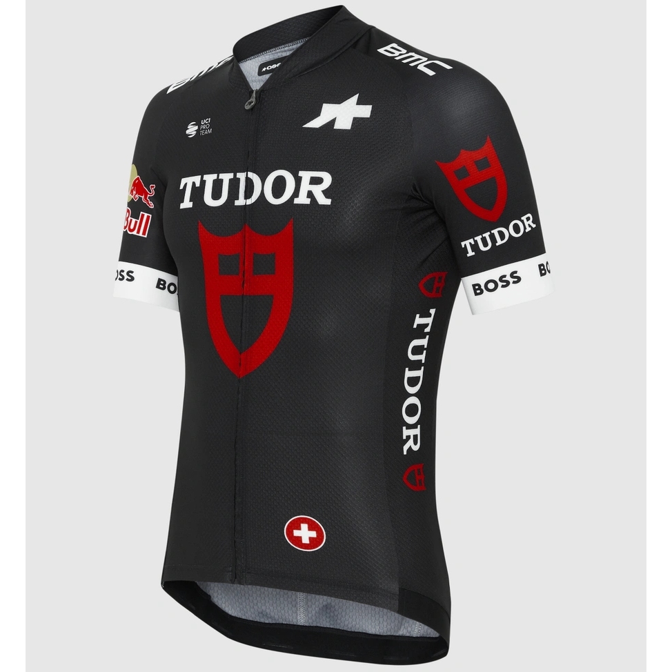 Assos Tudor Pro Cycling Team Replica C2 EVO 2025 Short Sleeve Jersey Men - black series