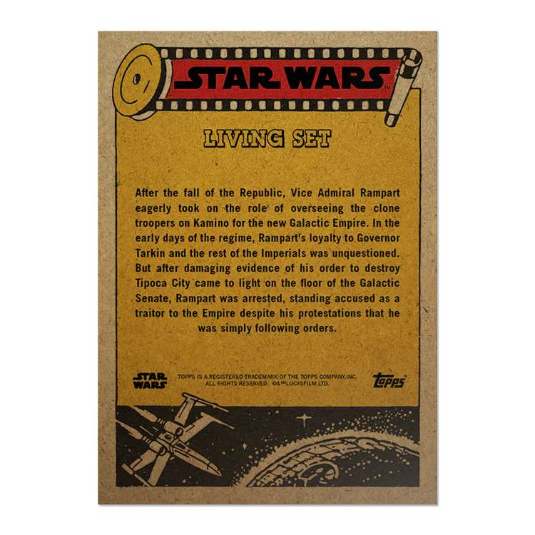 Topps UK - SW Living Set Card #472 - Vice Admiral Rampart