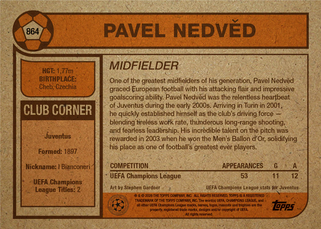 Pavel Nedvěd - UCC Living Set® - Card 864