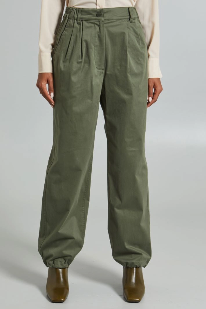 Cotton joggers - GREEN