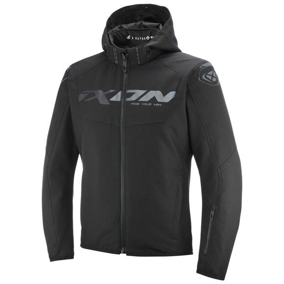 Moto Jacket Ixon Fierce Waterproof - BlackRef: IX2240