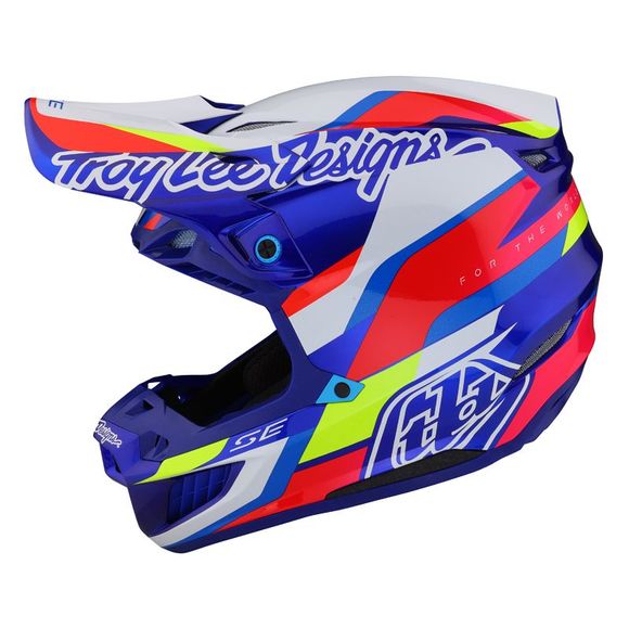 TroyLee design SE5 ECE COMPOSITE OMEGA MIPS 2023 cross helmet - BlueRef: TRL0911