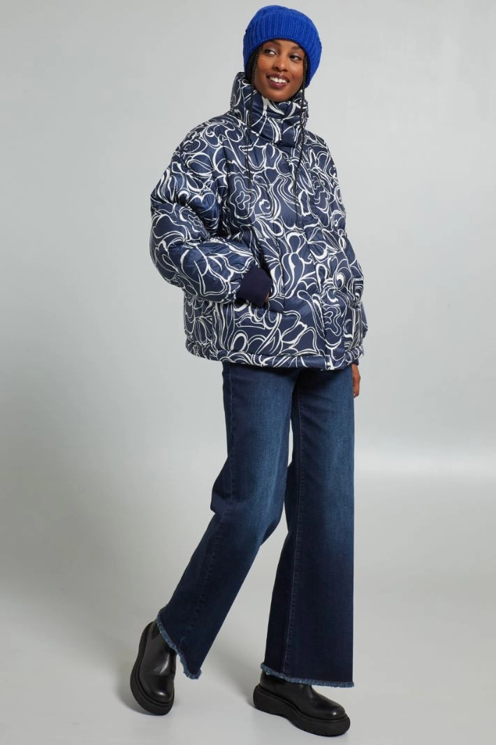 Cable-knit beanie hat - BLUETTE