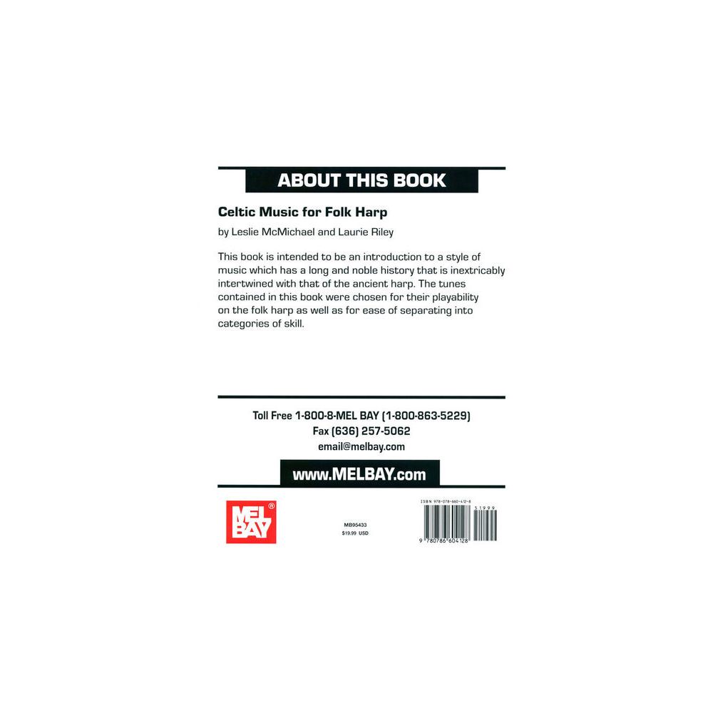 Mel Bay Celtic Music For The Folk Harp – Thomann Ireland