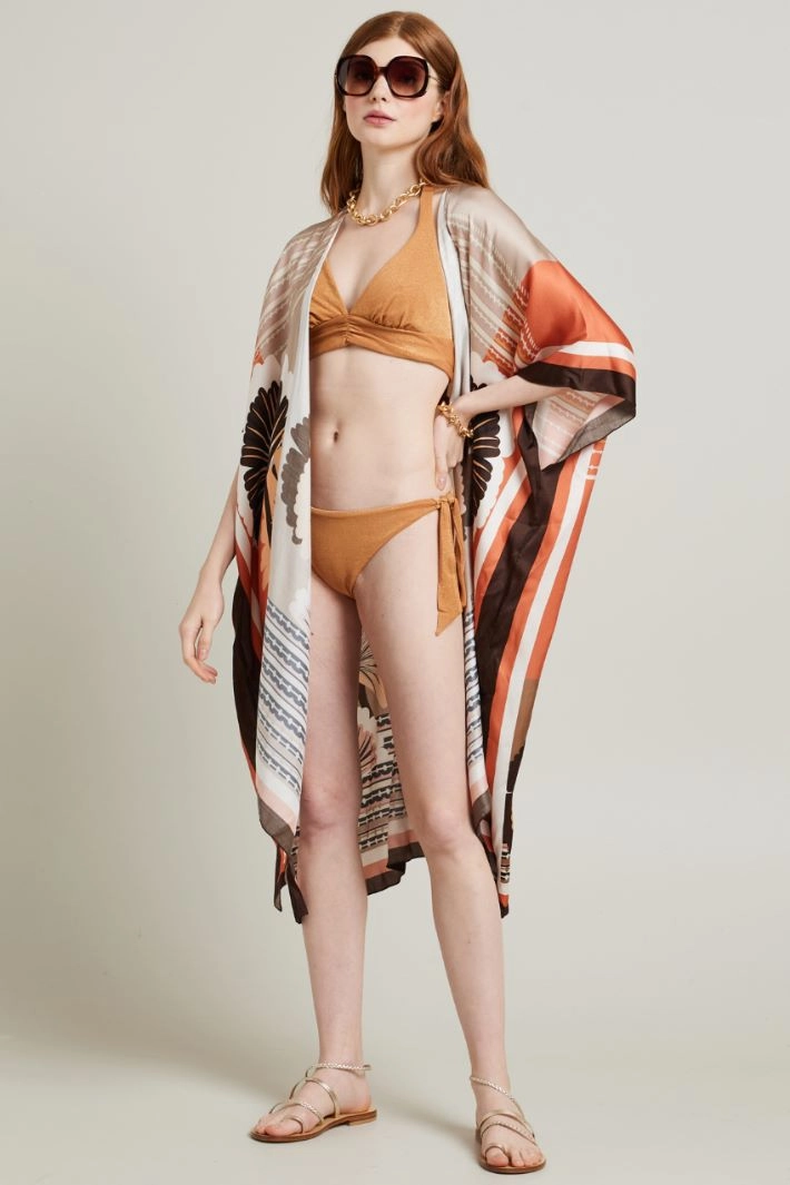 Lurex bikini bottom - ORANGE