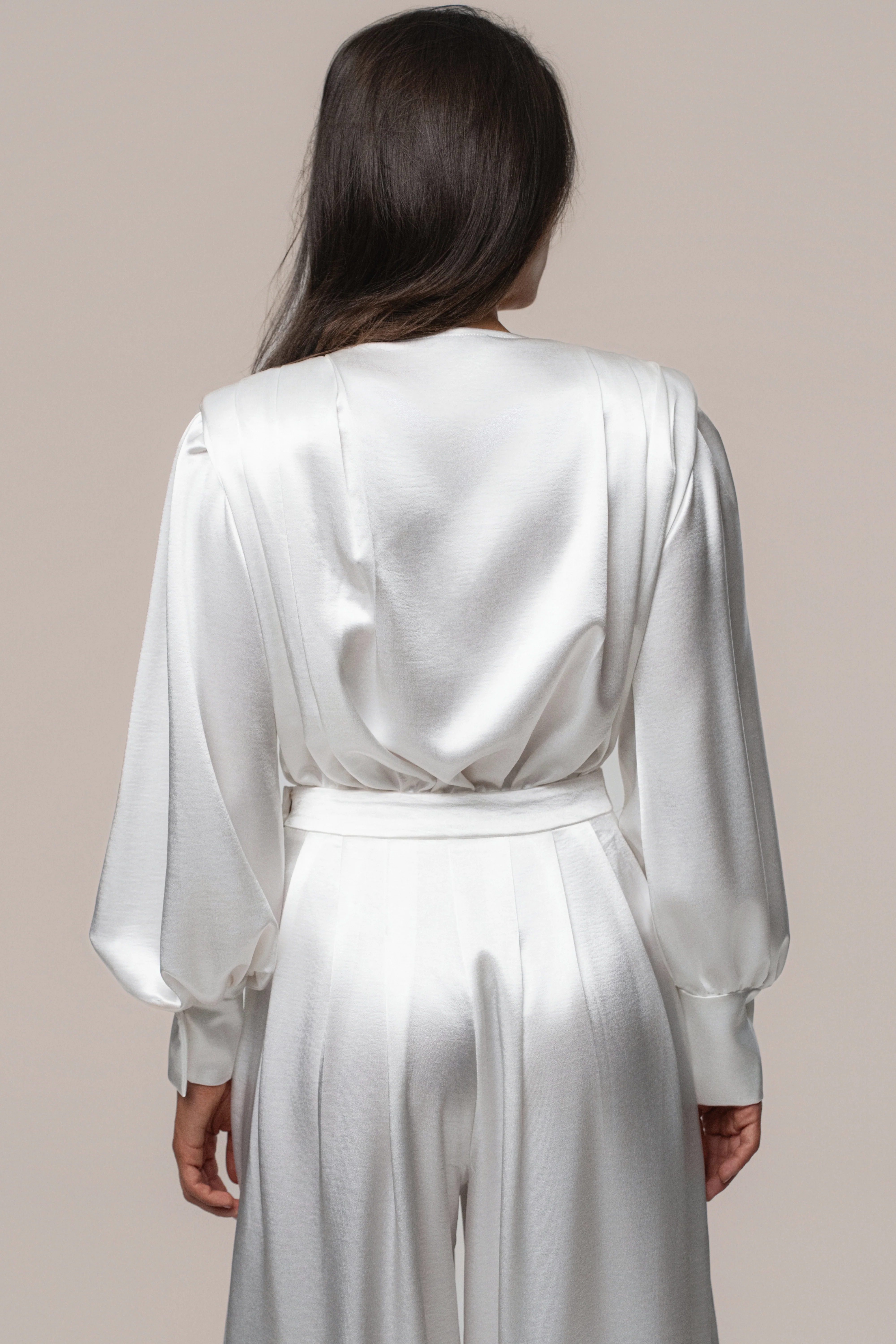 White Satin Radiance Bodysuit