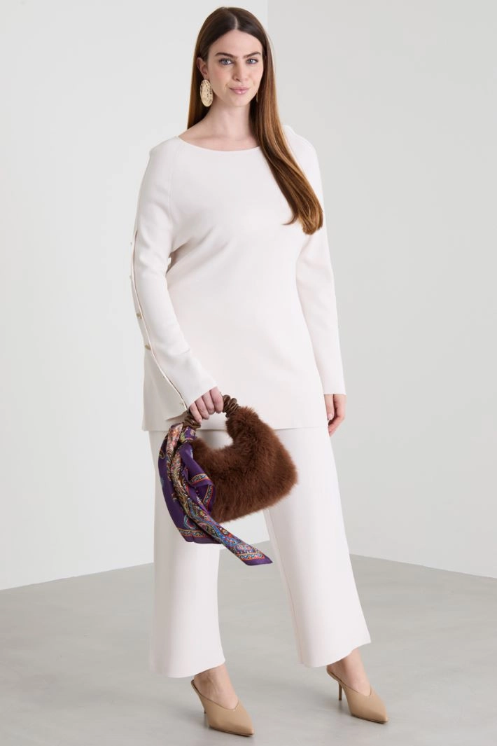 Viscose sweater - CREAM