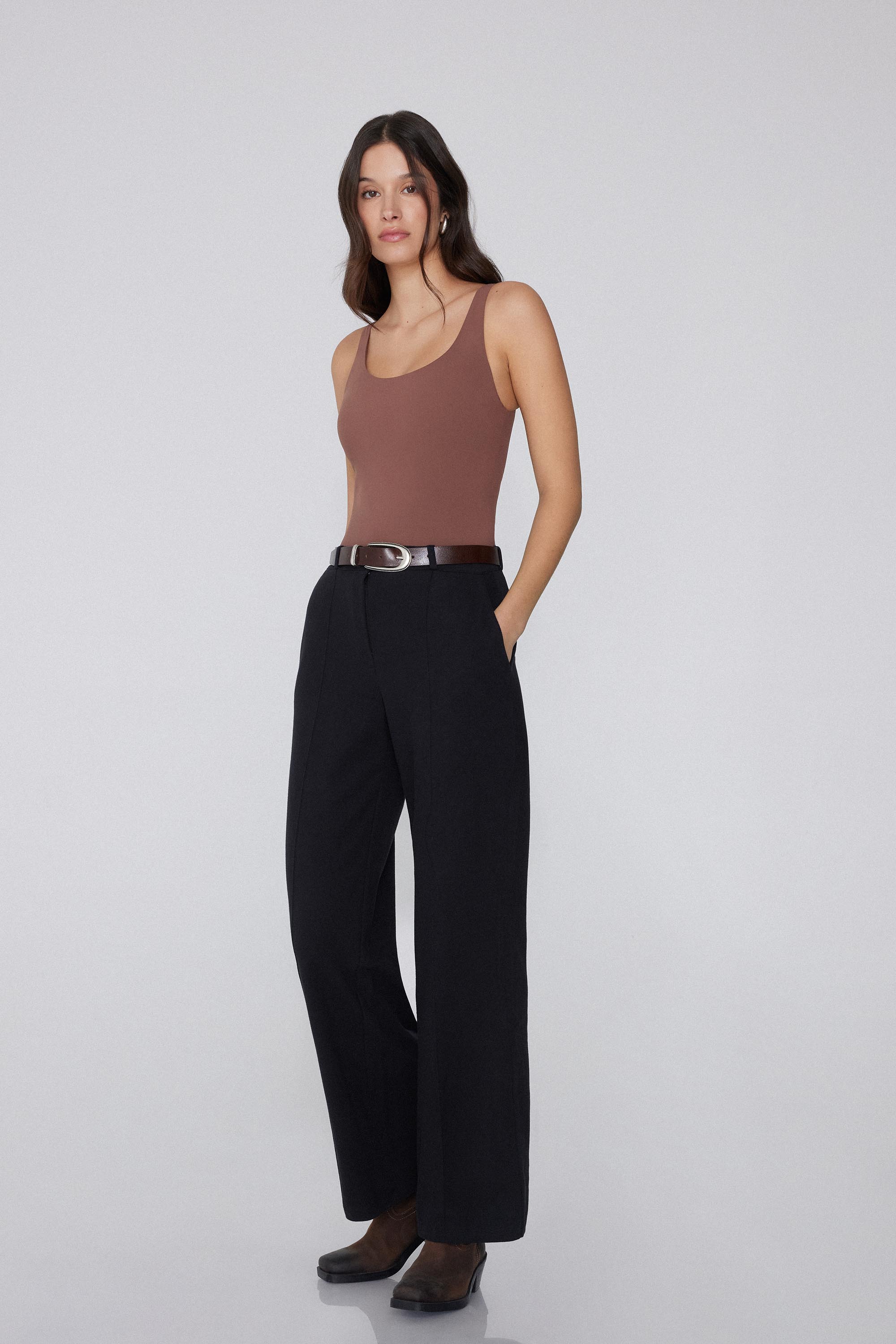 2 In 1 Natural Lifting Camisole with Wide Shoulder Straps