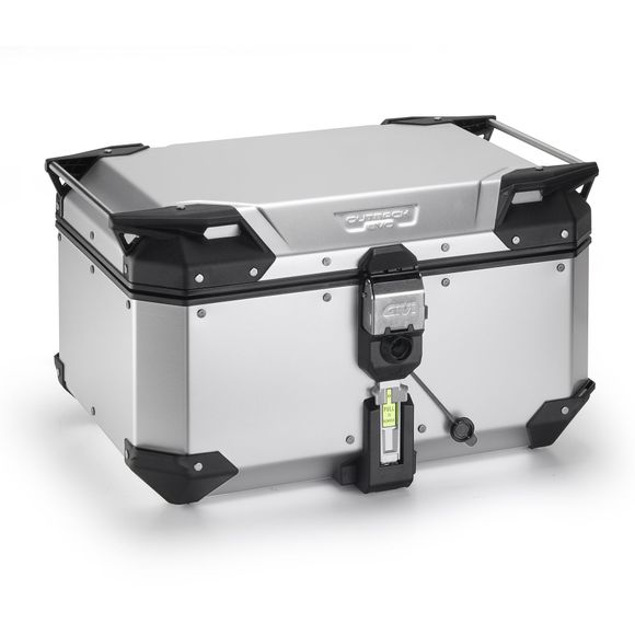 Top Case Givi Trekker Outback Evo Smart 58 liters (without barrel) - Universal anodized - GrayRef: GI2371 / OBKEV58AA