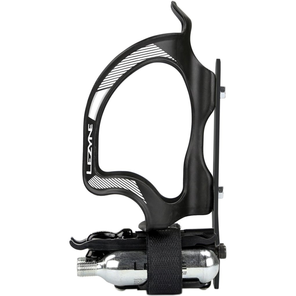 Lezyne Flow Storage Adapter incl. CO2 cartridges - black