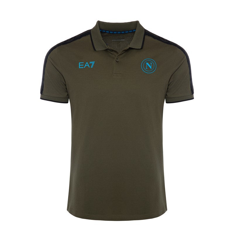 SSC Napoli Olive Night Polo Shirt for Kids 2024/2025