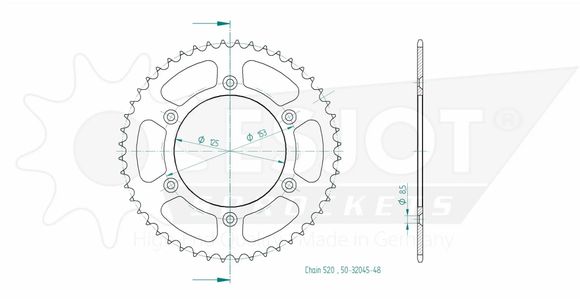 Esjot crown 48 teethRef: Esjo00037A / 12113024
