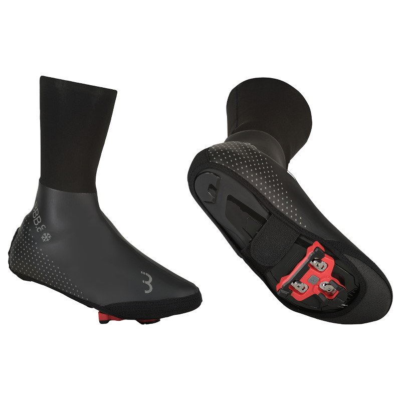 BBB Cycling Ultrawear Zipperless Extended Shoe Covers - black