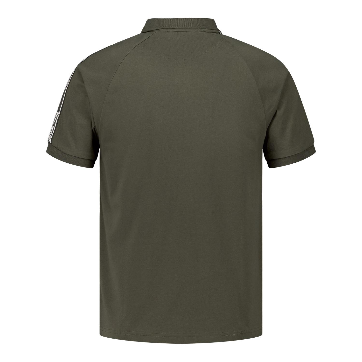 Mens Tape Polo Green