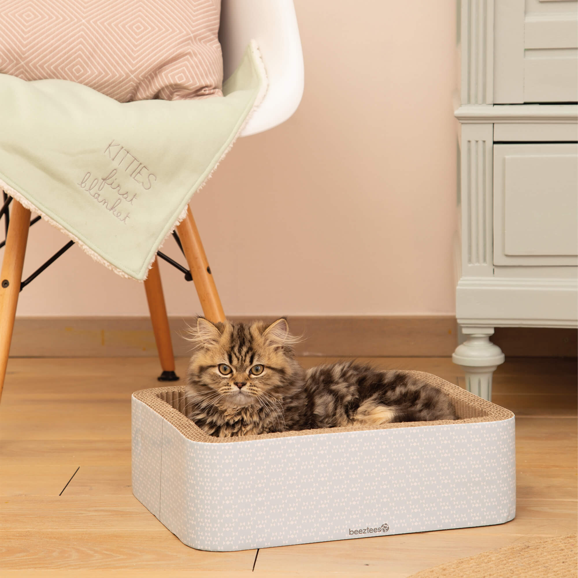 Beeztees Kitten Pluche Blanket Tilou - 70 x 50 cm